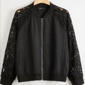 Shein Plus bomber jacket
